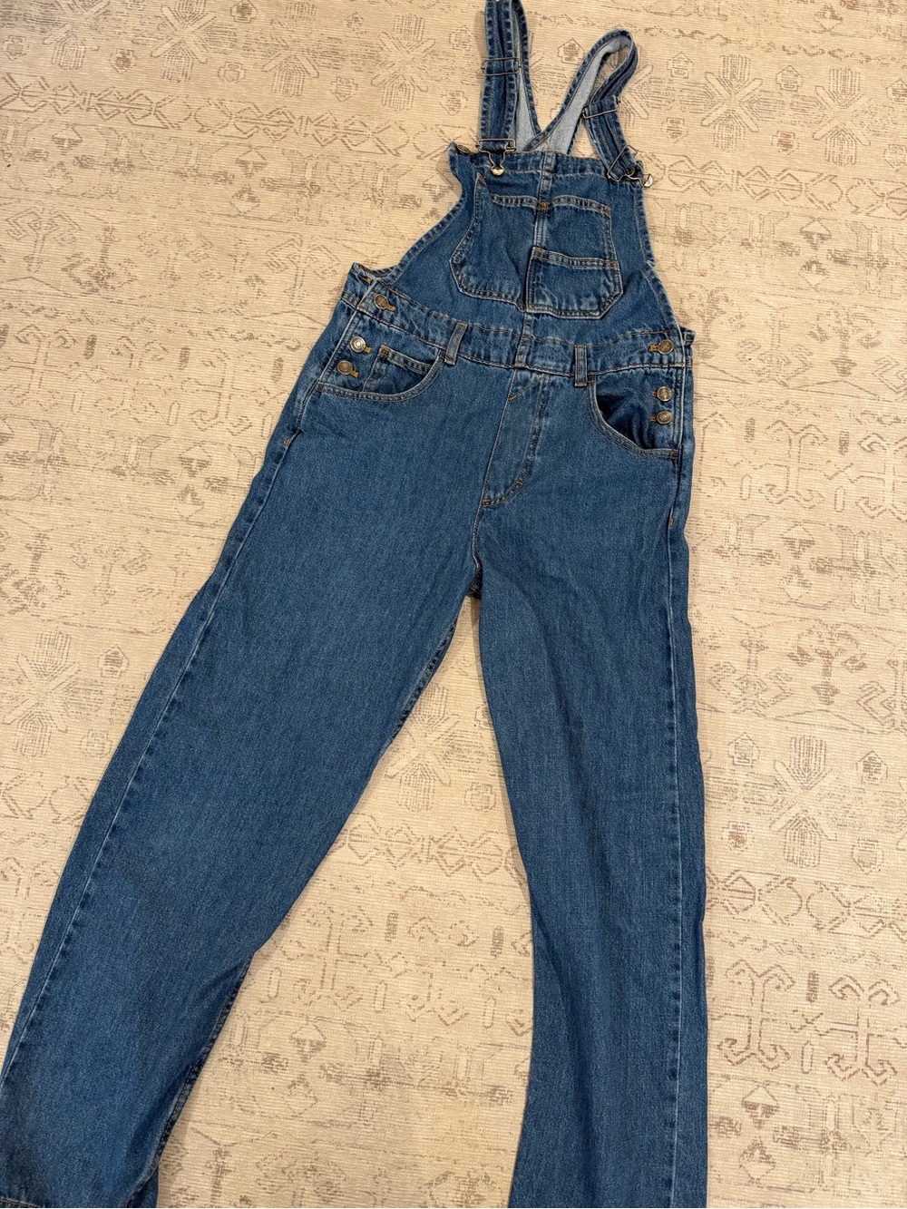 Free people we the free Blue Denim Overalls for Women